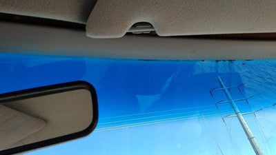 1985 Mercury Grand Marquis Interior Trim Strip Above Windshield Oem Gray Panel