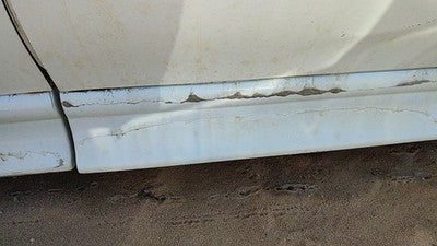2007 Chevy Uplander Driver Left Rear Lower Moulding From Door Oem Back White 50U