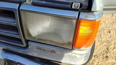 1987-1991 F250 Pickup Complete Driver Left Headlight Turn Signal Chrome Trim Oem