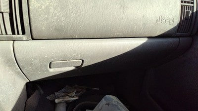2001 Jeep Grand Cherokee Glove Box Assembly Complete Door With Latch Oem Gray