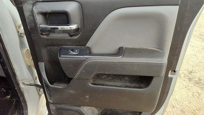 14 15 Silverado 1500 Passenger Right Rear Door Trim Panel With Switches Back H2r
