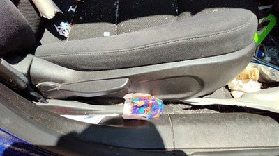2013 Chevy Cruze Passenger Right Side Seat Trim Panel Oem Black Aff