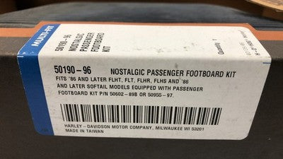 00 Davidson Foot Pad Footboard Operator And Passenger Flht Flt Flhs 50190-96