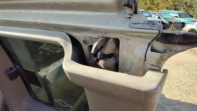 2000-2007 Silverado 1500 Driver Left Rear Door Latch With Rods/Cables Oem Back