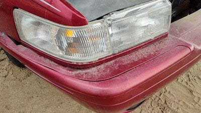 01 Cadillac Eldorado Passenger Right Trim Strip Below Headlight Crimson Red 86U