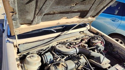 1984-1994 Ford Tempo Pair Of Hood Hinges Right Left Set Assembly Oem Tan