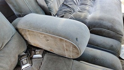 1985 Mercury Grand Marquis Passenger Right Front Arm Rest Side Seat Oem Gray