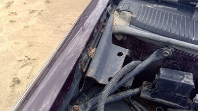 93-96 Cadillac Fleetwood Passenger Right Hood Hinge Assembly Oem Maroon 10109664