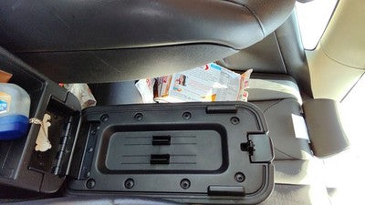 06-10 Pontiac G6 Gxp Coupe Center Console Lid Only Arm Rest Fold Down Ebony 193