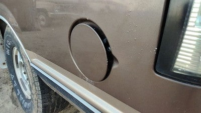 1992-1999 Chevy Suburban Fuel Tank Door With Hinge Gas Lid Oem Filler Brown
