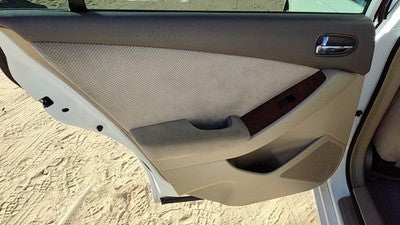 07-09 Nissan Altima Driver Left Rear Door Trim Panel With Switches Back Blond C