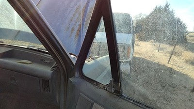 80-91 F250 Pickup Passenger Right Front Vent Window Small Door Glass With Frame