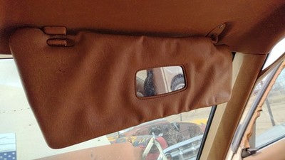 1980 Mercedes 300Td Passenger Right Sun Visor Oem Brown