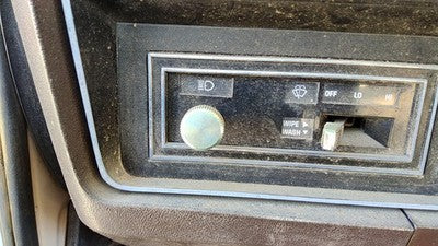 1984 Dodge D350 Headlight Switch Control Knob Buttons Dash Oem