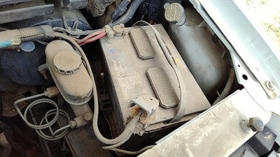1992-1996 Ford Van E250 Complete Battery Box Mount Tray With Hold Down Oem 4.9L