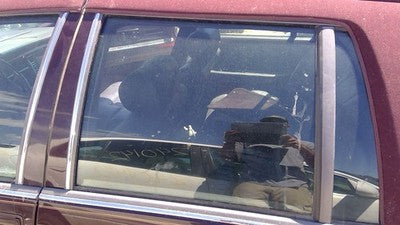 93 Cadillac Fleetwood Driver Left Rear Side Window Door Glass Oem Back 10161225