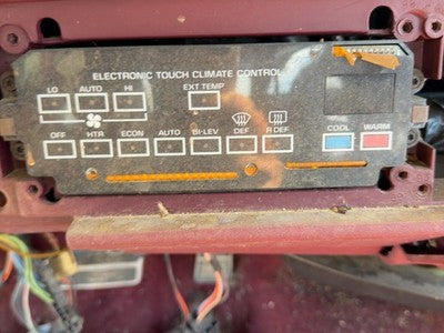 87-88 Buick Park Ave Temperature Control Module In Dash Heater Ac Head Unit Oem