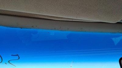 1985 Mercury Grand Marquis Interior Trim Strip Above Windshield Oem Gray Panel