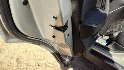 2004-2009 Bmw X3 Driver Left Rear Door Latch With Rods/Cables Oem Back