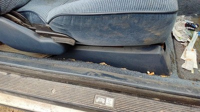 1989 Olds Cutlass Calais Passenger Right Side Seat Trim Panel Oem Blue