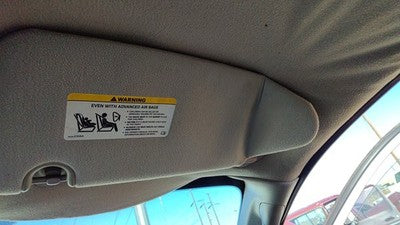 2004-2007 Dodge Caravan Passenger Right Sun Visor Oem Khaki J1 1Ar61bd1ab