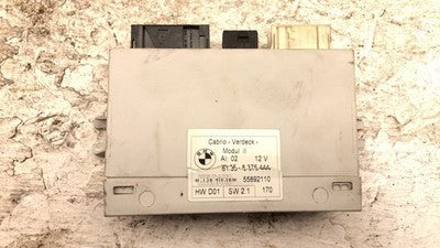 1998-2006 BMW 325cI Convertible Roof Top Control Module Computer 375 444