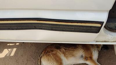 2001 02 Silverado 2500 Hd Passenger Right Rear Moulding From Door Oem Back Trim