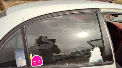2000-2005 Kia Rio Passenger Right Rear Side Window Door Glass Oem Back