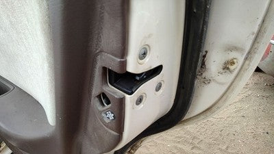 1993 Infinity G20 Passenger Right Rear Door Latch With Rods/Cables Oem Back