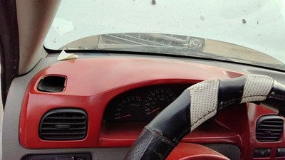 2000-2002 Kia Rio Trim Bezel Around Speedometer Oem Dash Surround Panel