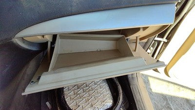 2010 Mazda 3 Glove Box Assembly Complete Door With Latch Oem Bt2 Dune Tan