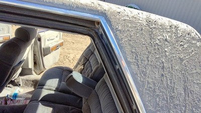 1985 Mercury Grand Marquis Driver Left Rear Chrome Trim Moulding Around Door