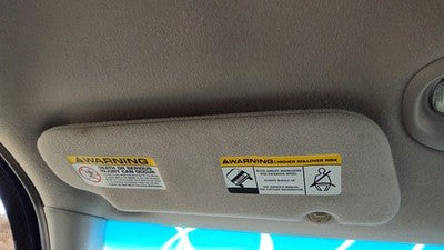 2002-2003 Jeep Liberty Driver Left Sun Visor Oem Gray M5dv 0Xq031l2ab
