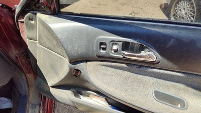 1995 Honda Accord Passenger Right Front Door Trim Panel With Switches Gray