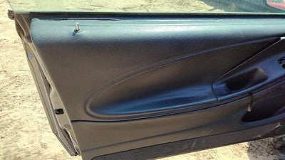 01-04 Ford Mustang Driver Left Front Door Trim Panel With Master Switch Black 9W