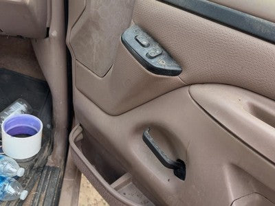 1997-1998 Ford F250 Passenger Right Front Door Trim Panel With Switches Brown Rk