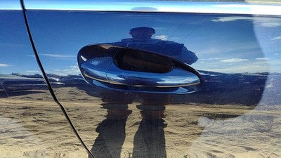 2008-2015 Mercedes C300 Passenger Right Front Outside Door Handle Lunar Blue 890