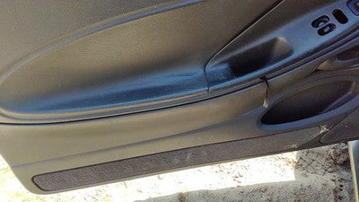 01-04 Ford Mustang Driver Left Front Door Trim Panel With Master Switch Black 9W