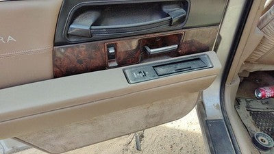 92 Buick Park Ave Ultra Driver Left Rear Door Trim Panel With Switches Back Tan