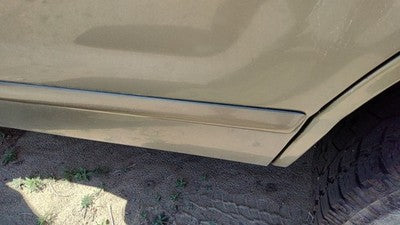 03-05 Ford Explorer Driver Left Rear Moulding From Door Back Trim Strip Gold Tk