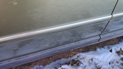 98-01 Vw Passat Driver Left Front Moulding From Door Oem Trim Strip Green