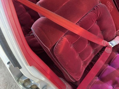 1986 Olds 88 Passenger Right Front Seat Belt Retractor Oem Shoulder Red