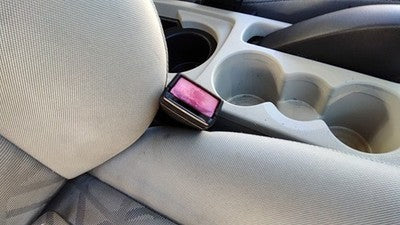 2011-2013 Ford Fiesta Passenger Right Front Seat Belt Buckle Receiver Black Dl