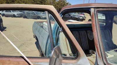 78-86 Ram W150 Passenger Right Front Vent Window Small Door Glass With Frame