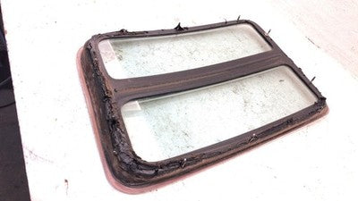 1980-1991 Ford F250 Passenger Right Rear Quarter Glass Back Side Window Oem