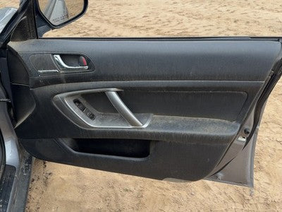 09 Legacy Outback Passenger Right Front Door Trim Panel With Switches Black