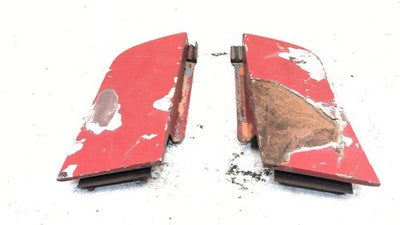 70-73 Nissan Datsun 240Z Driver Passenger Access Cover For Hood Engine Area Red