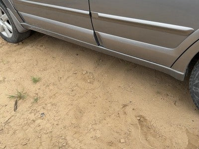 05-09 Legacy Outback Driver Lower Rocker Panel Moulding Side Skirt Silver Slq