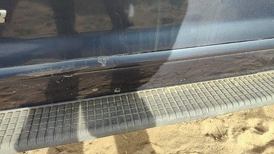2002-2010 Ford Explorer Driver Left Front Moulding From Door Trim Strip Blue Ld