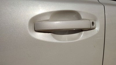 10-14 Subaru Legacy Outback Driver Left Front Outside Door Handle 7J Satin White